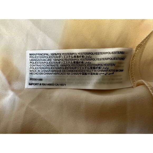 Finders Keepers Chi Chi Slip Dress M NWT Vanilla Daisy Lip Embroidered Mesh Maxi - Picture 10 of 11